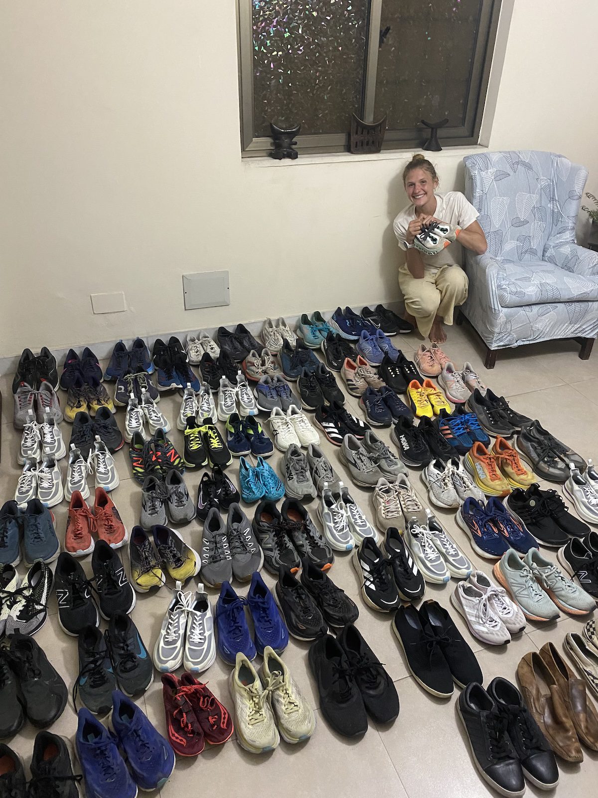 168 pairs of shoes collected for Ethiopian runners