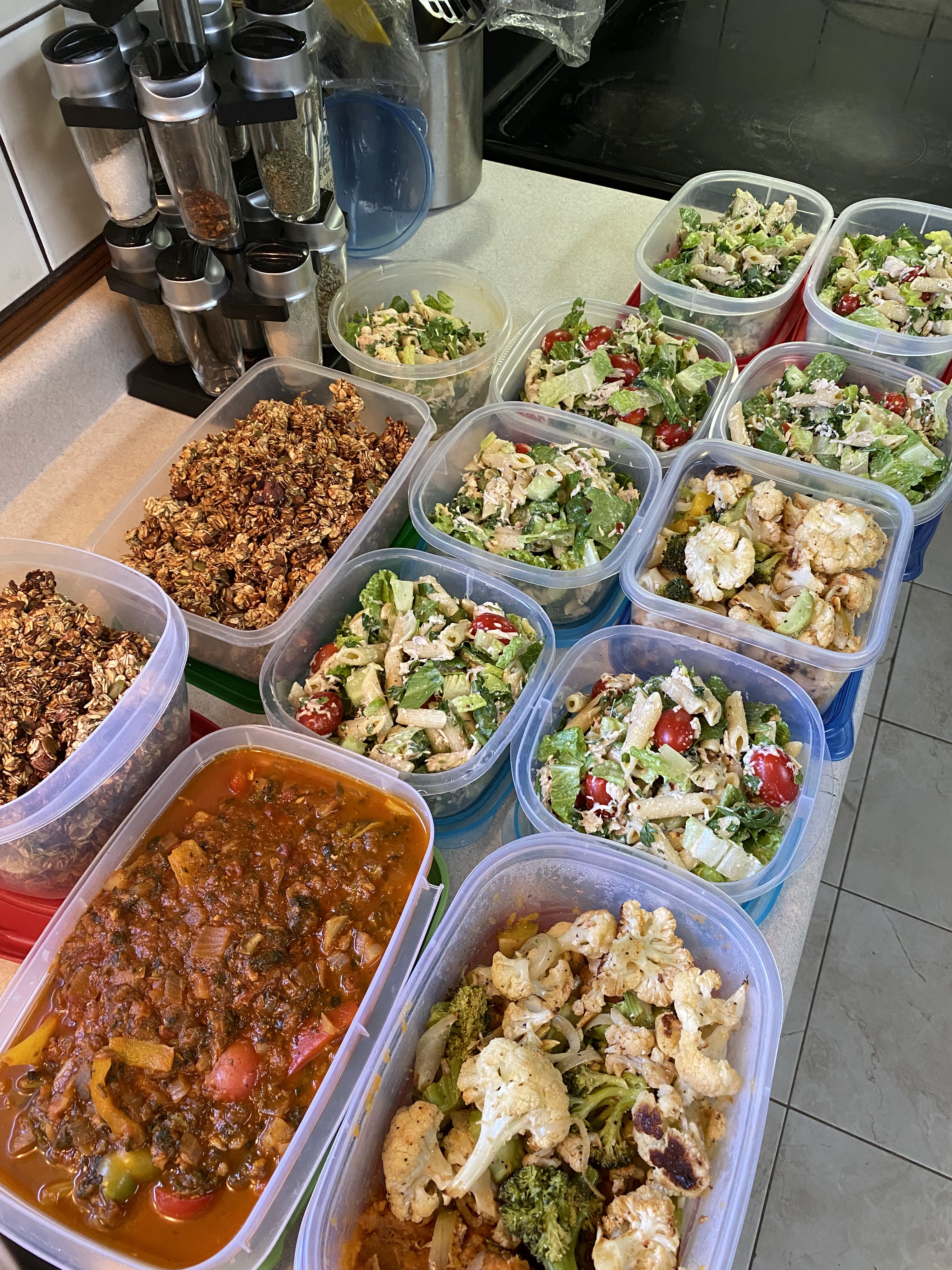 Meal prep by Kiana Gibson